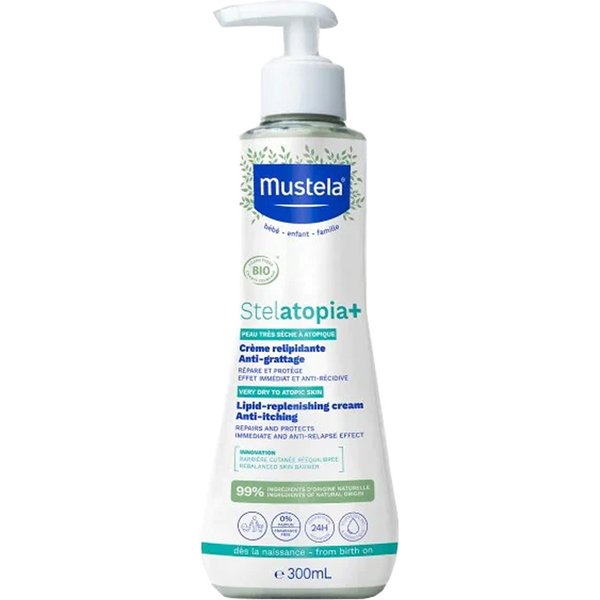 Mustela Stelatopia+ - Crema Relipidante E Anti-Prurito BIO Pelle Atopica, 300Ml-image