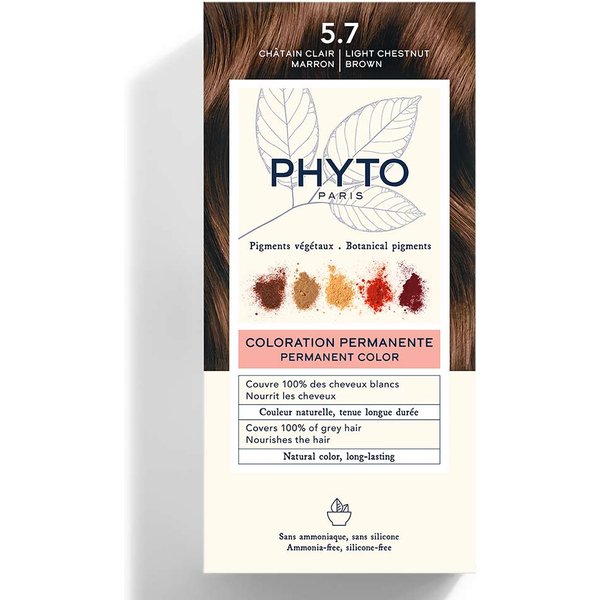 Phyto Phytocolor - Colorazione Permanente Colore 5.7 Castano Chiaro Tabacco-image