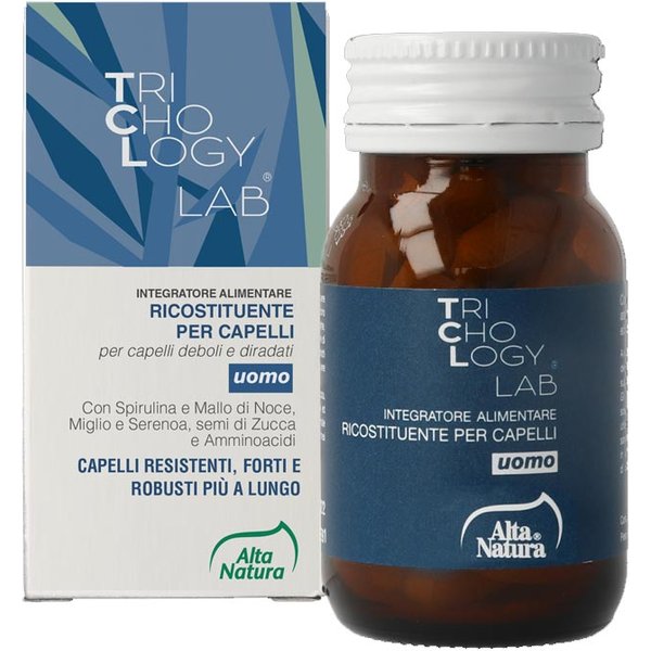 Alta Natura Trichology Lab - Integratore Ricostituente Capelli Uomo, 50Compresse-image