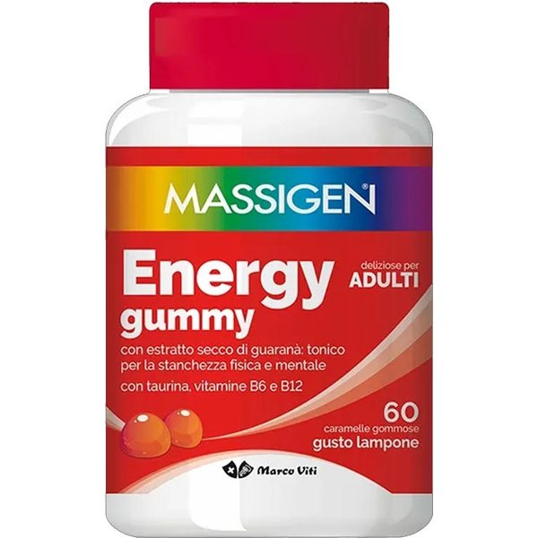 Massigen Energy Gummy Integratore Ricarica E Energia, 60 Caramelle-image