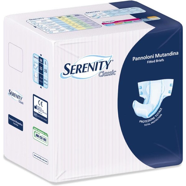 Serenity Classic Pannolone Mutandina Maxi Taglia Xl, 15 Pannoloni-image
