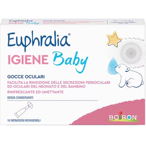 Boiron Euphralia - Igiene Baby Gocce Oculari, 10 Monodose-image