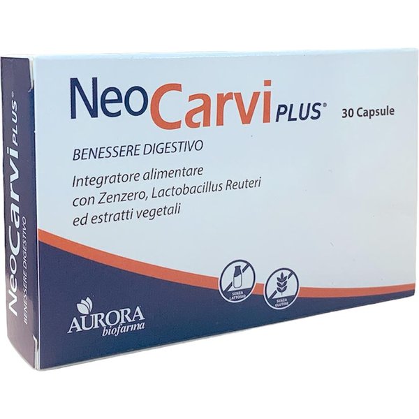 Aurora Biofarma Neocarvi Plus Integratore Alimentare, 30 Capsule-image