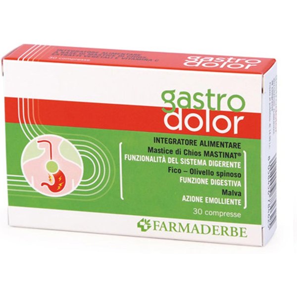 Farmaderbe Gastro Dolor Integratore Alimentare, 30 Compresse-image