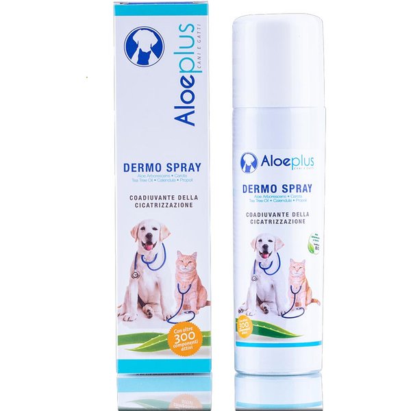 Aloe Plus Dermo Spray Coadiuvante Della Cicatrizzazione Cani E Gatti, 100Ml-image