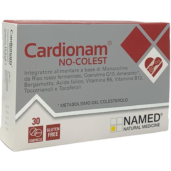 Named Cardionam - No Colest Integratore Alimentare, 30 Compresse-image