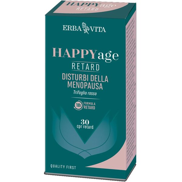 Erba Vita Happyage Retard Integratore Per La Menopausa, 30 Compresse-image