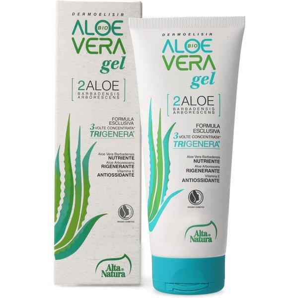 Alta Natura Aloe Vera - Gel Dermoelisir Nutriente Rigenerante, 200Ml-image