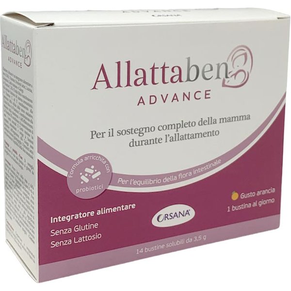 Orsana Allattaben Advance Integratore Alimentare Per L'allattamento, 14Bustine-image