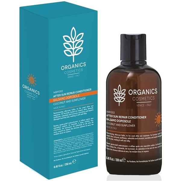 Organics Sun Care - Balsamo Idratante Capelli Doposole, 250Ml-image