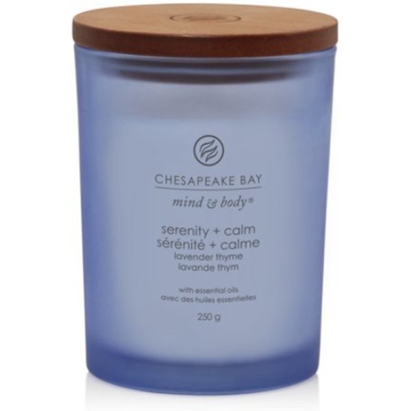 Yankee Candle Serenity & Calm - Candela Profumata Lavanda E Timo Media, 250G-image
