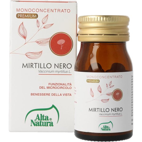 Alta Natura Terranata - Monoconcentrato Mirtillo Nero 450Mg, 60 Compresse-image