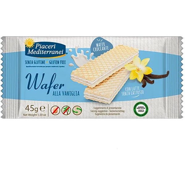 Piaceri Mediterranei Wafer Alla Vaniglia Senza Glutine, 45G-image