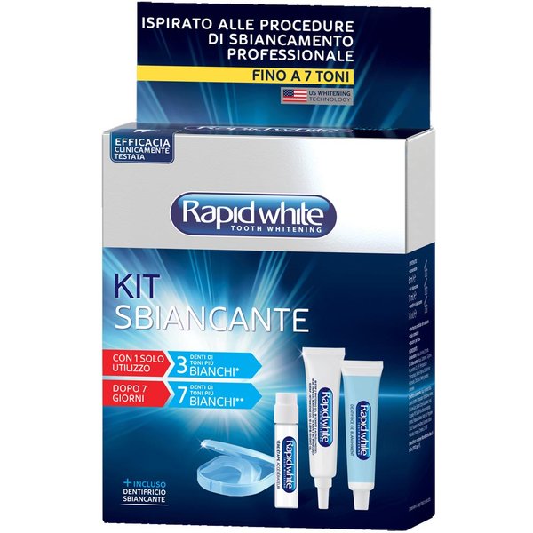 Rapid White Kit Sbiancante Con Bite Dentale-image