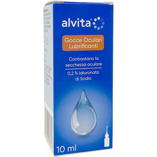 Alvita Gocce Oculari Lubrificanti 0,2% Ialuronato Di Sodio, 10Ml-image