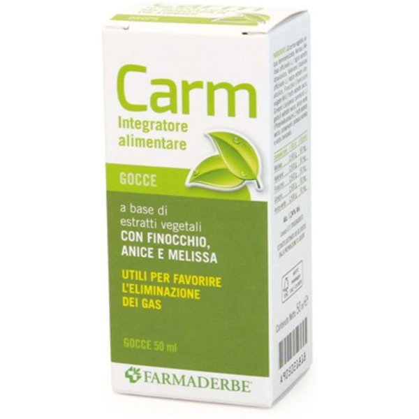 Farmaderbe Carm Gocce Integratore Alimentare Per L'intestino, 50Ml-image