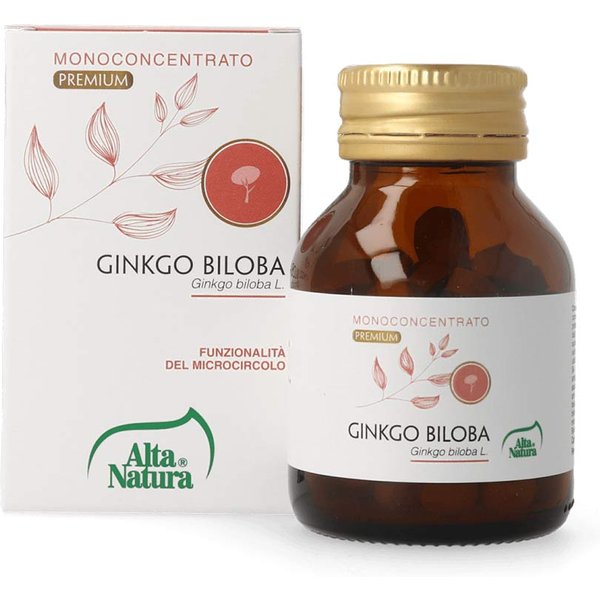 Alta Natura Terranata - Monoconcentrato Premium Ginkgo Biloba, 100 Compresse-image