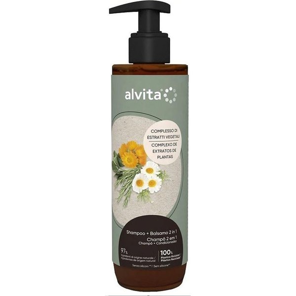 Alvita Shampoo + Balsamo 2 In 1, 400Ml-image