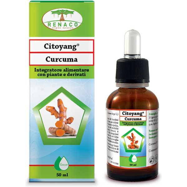 Renaco Citoyang Curcuma Integratore Antinfiammatorio In Gocce, 50Ml-image