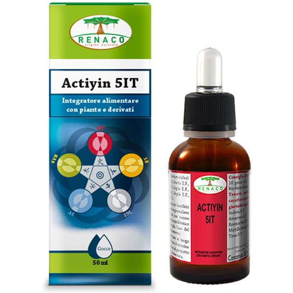 Renaco Actiyin 5IT Integratore Funzionalità Intestino Tenue In Gocce, 50Ml-image