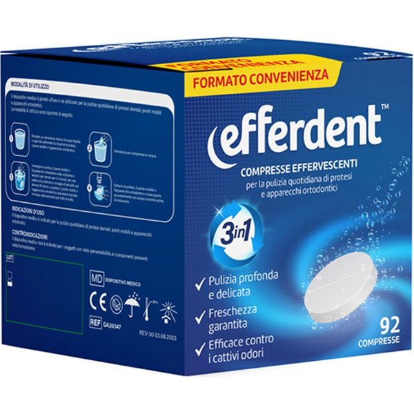Incos Efferdent Pulizia Protesi E Apparecchi, 92 Compresse Effervescenti-image