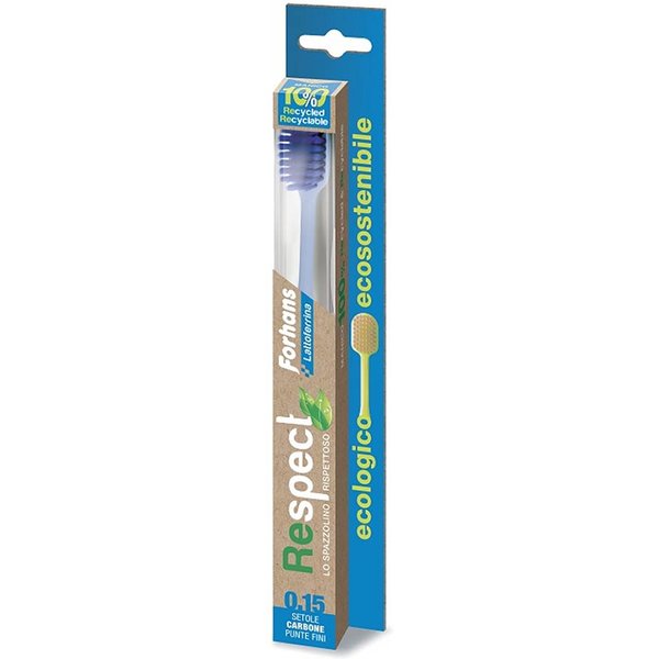 Forhans Respect - Spazzolino Ecologico 0.15 Con Setole Carbone, 1 Pezzo-image