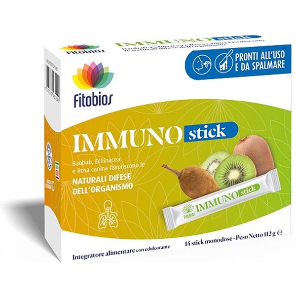 Fitobios Immuno Stick Integratore Difese Immunitarie, 14 Stick-image