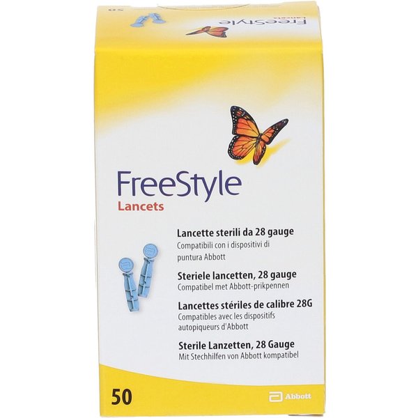 Abbott Freestyle Lancette Sterili Calibro G28 50 Lancette-image