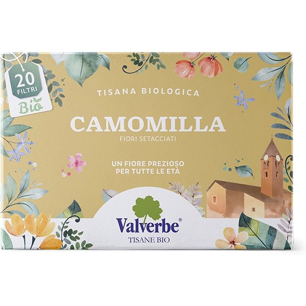 Valverbe Camomilla Bio Infuso Biologico Ad Azione Rilassante E Digestiva, 20 Bustine-image