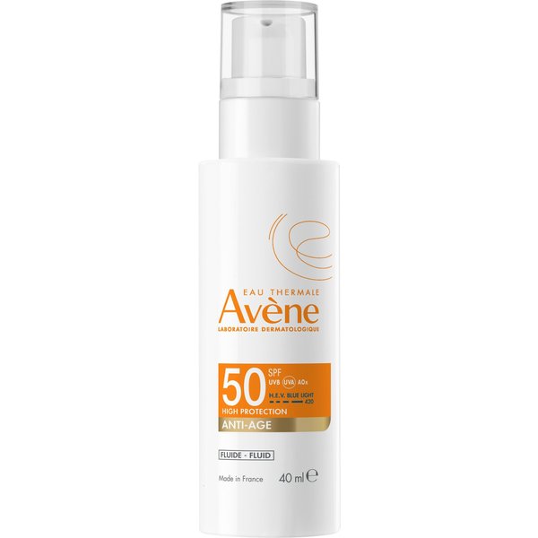 Eau Thermale AvèNe Fluido Anti-Etè Protezione Alta SPF50 Solare Per Pelle Sensibile, 40Ml-image