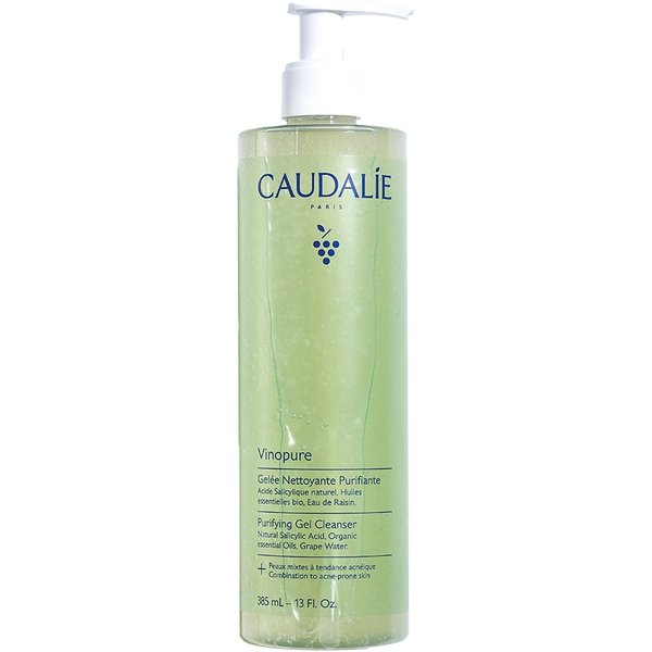 Caudalie Vinopure - Gel Detergente Purificante All'acido Salicilico, 385Ml-image