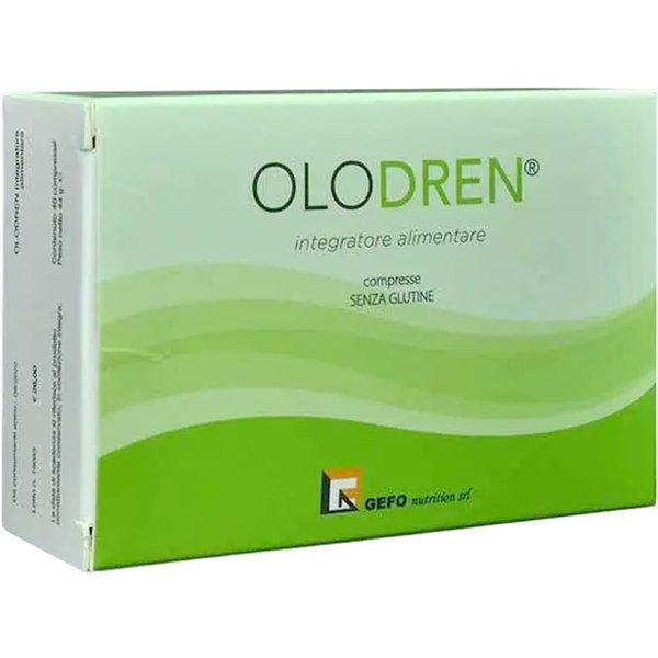 Gefo Nutrition Olodren Integratore Drenaggio Dei Liquidi Corporei, 40 Compresse-image