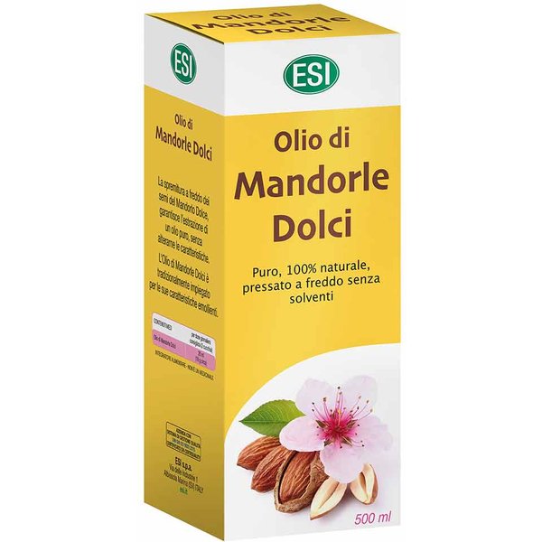 Esi Olio Di Mandorle Dolci - Emolliente Integratore Intestino Pigro, 500Ml-image