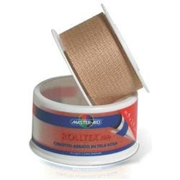 Master-Aid Rolltex Skin Cerotto Aerato In Tela Rosa 2,5 Cm X 5 M 1 Pezzo-image