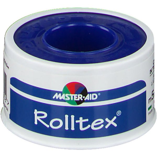 Master-Aid Rolltex - Cerotto In Tela Bianca 2,5Cm X 5M, 1Pezzo-image