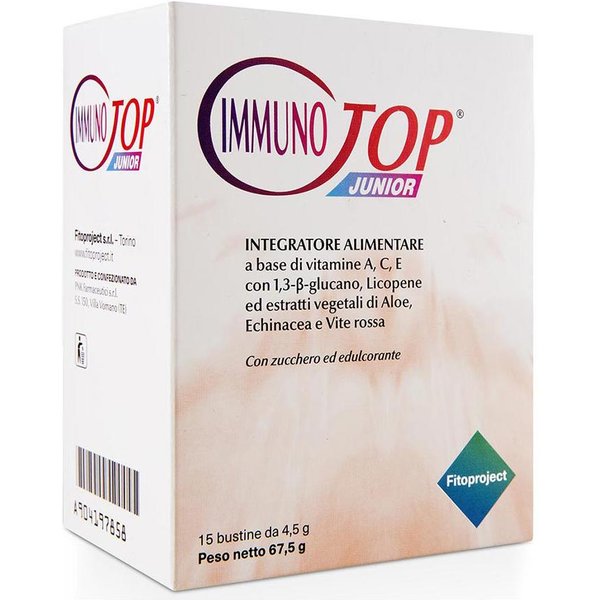 Fitoproject Immunotop - Junior Integratore Alimentare, 15 Buste-image