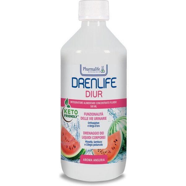 Pharmalife Research Drenlife Diur Integratore Ritenzione Idrica Aroma Anguria, 500Ml-image