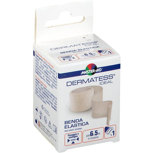 Master-Aid Dermatess Ideal - Benda Elastica Per Il Fissaggio, 5M X 6Cm-image