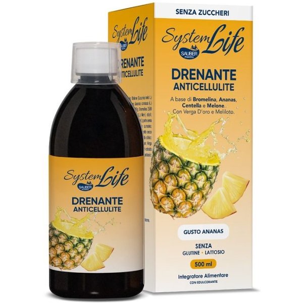 Sauber Drenante Anticellulite - Integratore Per La Cellulite E La Ritenzione Idrica, 500 Ml-image