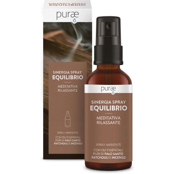 Purae Sinergia Equilibrio - Spray Agli Oli Essenziali Per Il Rilassamento, 60 Ml-image