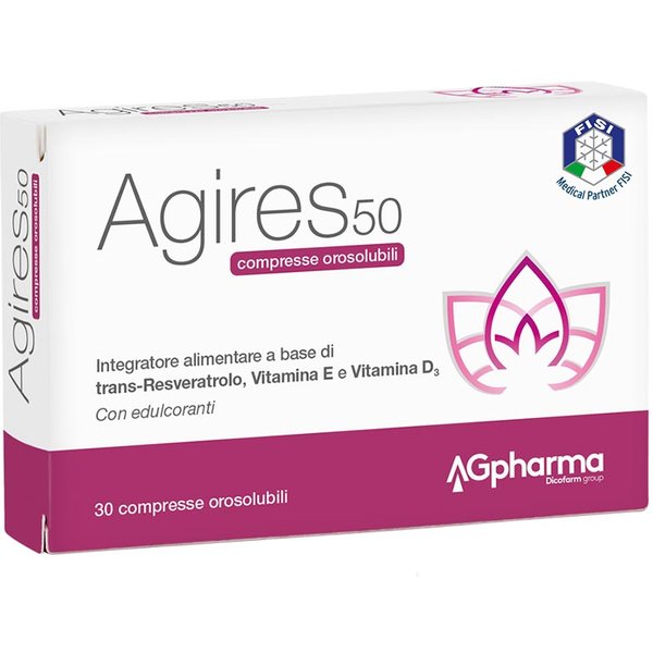 Ag Pharma Agires 50 Integratore Alimentare Vitamina D, 30 Compresse-image