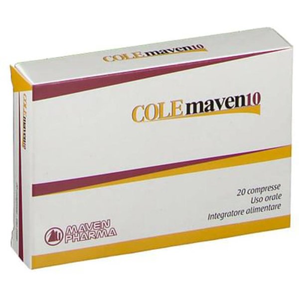 Maven Pharma Colemaven 10Mg Integratore Alimentare, 20 Compresse-image