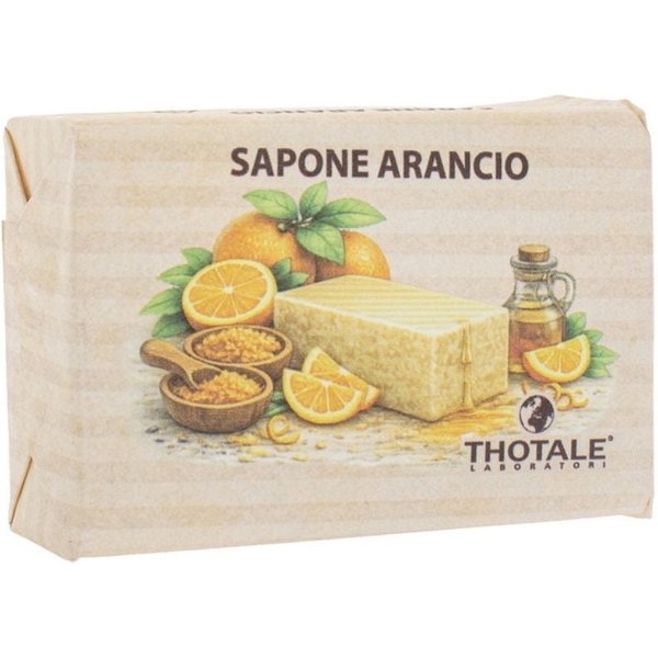 Thotale Saponetta All'arancio Detergente Per Corpo E Mani, 100 G-image