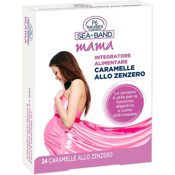 Consulteam P6 Nausea Control Sea-Band Caramelle Anti-Nausea Gravidanza, 24 Pezzi-image