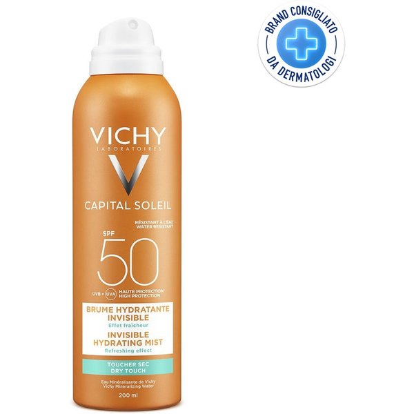 Vichy Capital Soleil - Spray Invisibile Idratante SPF50, 200Ml-image