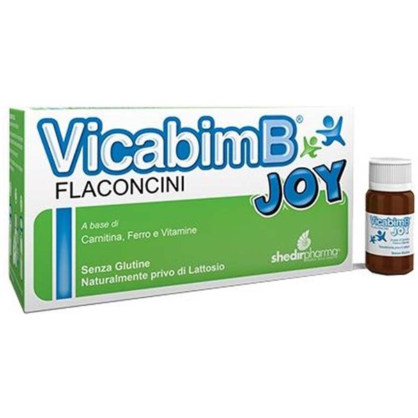 Shedir Pharma Vicabimb Joy - Integratore Per Energia E Stanchezza Nei Bambini, 10 Flaconcini 10 Ml-image