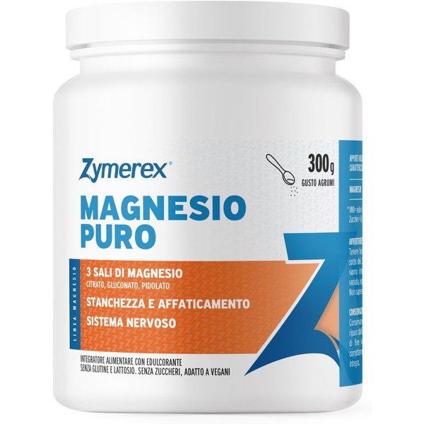 Zymerex Magnesio Puro - Integratore In Polvere Per Stanchezza E Affaticamento, 300 G-image