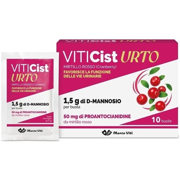 Marco Viti Viticist Urto - Integratore Per Il Benessere Delle Vie Urinarie, 10 Bustine-image