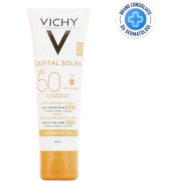 Vichy Capital Soleil - Trattamento Anti-Macchie Colorato 3 In 1 Spf 50, 50Ml-image