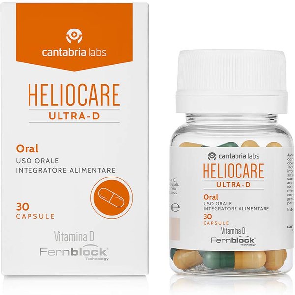 Heliocare Ultra D Oral Integratore Antiossidante Con Vitamina D, 30 Capsule-image